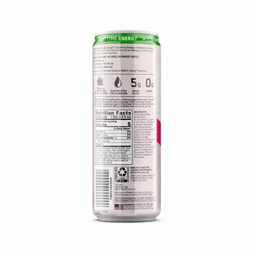 Optimum Nutrition ESSENTIAL AMIN.O. ENERGY+ Electrolytes Sparkling *new* Cocoberry Breeze 355ml * 12 Cans (12 Servings) Türkiye | 752803KAT