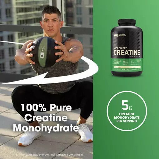 Optimum Nutrition Micronized Creatine Powder Unflavored 1.32 lb (120 Servings) Türkiye | 906831SOE