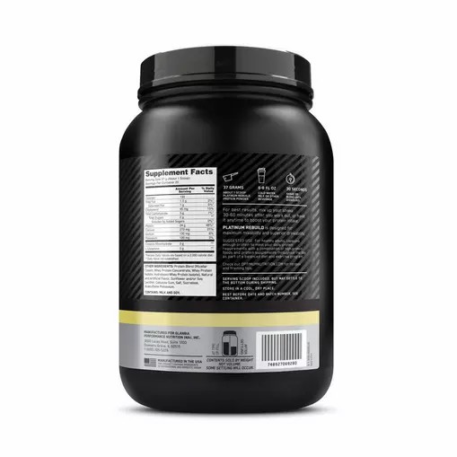 Optimum Nutrition Platinum Rebuild Vanilla Buttercream 1.63 lb (20 Servings) Türkiye | 258369PMV